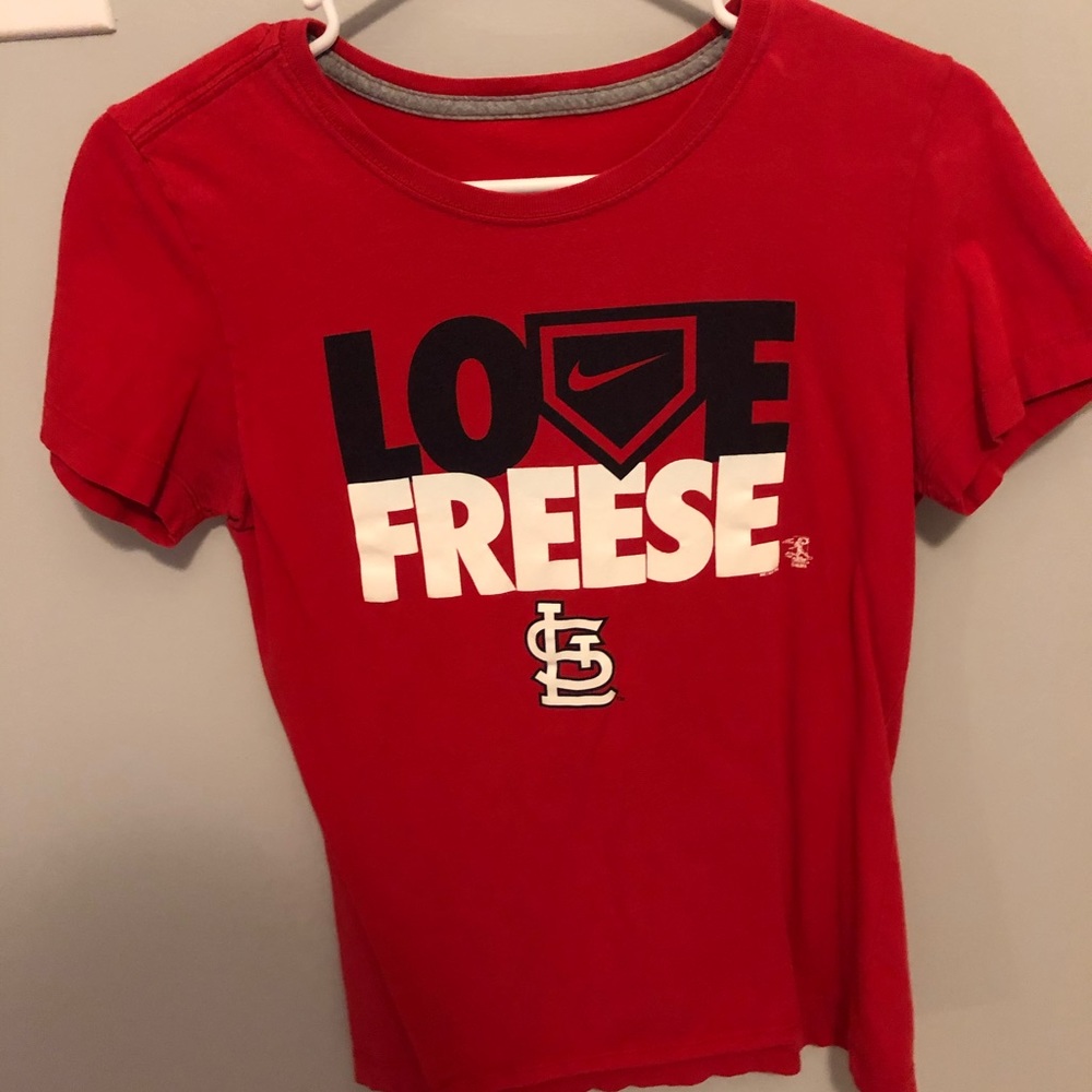 Women’s fitted David Freese shirt